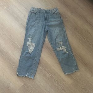 SO Women's Ripped Blue Jeans